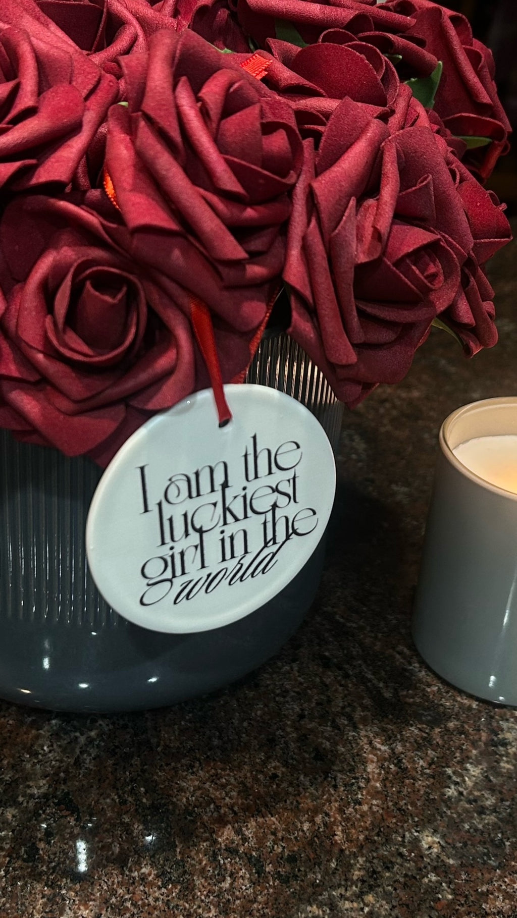 I AM THE LUCKIEST GIRL IN THE WORLD